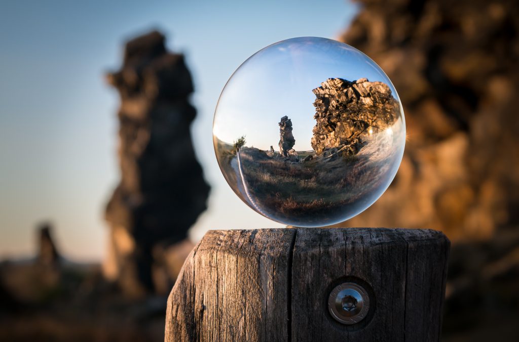 Perspective taking exercises: glass ball 